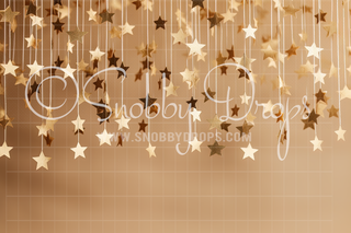 Dangling Stars Dance Backdrop-Fabric Photography Backdrop-Snobby Drops Fabric Backdrops for Photography, Exclusive Designs by Tara Mapes Photography, Enchanted Eye Creations by Tara Mapes, photography backgrounds, photography backdrops, fast shipping, US backdrops, cheap photography backdrops