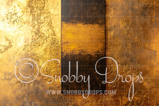 Dark Chocolate Gold Skinny-Drop-on-Drop Fine Art Fabric Backdrop-Skinny-Drop-on-Drop Fabric Backdrop-Snobby Drops Fabric Backdrops for Photography, Exclusive Designs by Tara Mapes Photography, Enchanted Eye Creations by Tara Mapes, photography backgrounds, photography backdrops, fast shipping, US backdrops, cheap photography backdrops