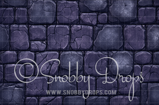 Dark Christmas Cobblestone Street Rubber Backed Floor-Floor-Snobby Drops Fabric Backdrops for Photography, Exclusive Designs by Tara Mapes Photography, Enchanted Eye Creations by Tara Mapes, photography backgrounds, photography backdrops, fast shipping, US backdrops, cheap photography backdrops