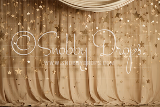 Draped in Stars Dance Backdrop-Fabric Photography Backdrop-Snobby Drops Fabric Backdrops for Photography, Exclusive Designs by Tara Mapes Photography, Enchanted Eye Creations by Tara Mapes, photography backgrounds, photography backdrops, fast shipping, US backdrops, cheap photography backdrops