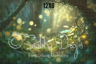 Fairy Background Fabric Backdrop-Fabric Photography Backdrop-Snobby Drops Fabric Backdrops for Photography, Exclusive Designs by Tara Mapes Photography, Enchanted Eye Creations by Tara Mapes, photography backgrounds, photography backdrops, fast shipping, US backdrops, cheap photography backdrops