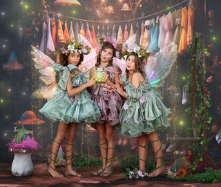 Fairy Closet Fabric Backdrop Sweep-Fabric Photography Sweep-Snobby Drops Fabric Backdrops for Photography, Exclusive Designs by Tara Mapes Photography, Enchanted Eye Creations by Tara Mapes, photography backgrounds, photography backdrops, fast shipping, US backdrops, cheap photography backdrops