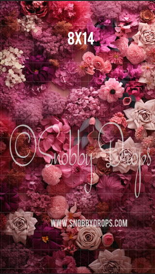 Floral Fine Art Fabric Backdrop Sweep-Fabric Photography Sweep-Snobby Drops Fabric Backdrops for Photography, Exclusive Designs by Tara Mapes Photography, Enchanted Eye Creations by Tara Mapes, photography backgrounds, photography backdrops, fast shipping, US backdrops, cheap photography backdrops