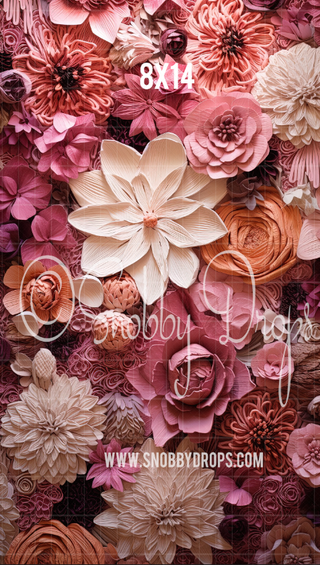 Floral Fine Art Fabric Backdrop Sweep-Fabric Photography Sweep-Snobby Drops Fabric Backdrops for Photography, Exclusive Designs by Tara Mapes Photography, Enchanted Eye Creations by Tara Mapes, photography backgrounds, photography backdrops, fast shipping, US backdrops, cheap photography backdrops