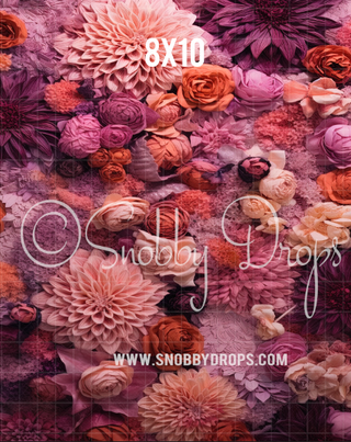 Floral Fine Art Fabric Backdrop Sweep-Fabric Photography Sweep-Snobby Drops Fabric Backdrops for Photography, Exclusive Designs by Tara Mapes Photography, Enchanted Eye Creations by Tara Mapes, photography backgrounds, photography backdrops, fast shipping, US backdrops, cheap photography backdrops