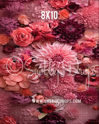 Fine Art Floral Fabric Backdrop Sweep-Fabric Photography Sweep-Snobby Drops Fabric Backdrops for Photography, Exclusive Designs by Tara Mapes Photography, Enchanted Eye Creations by Tara Mapes, photography backgrounds, photography backdrops, fast shipping, US backdrops, cheap photography backdrops