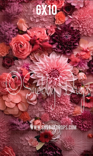 Fine Art Floral Fabric Backdrop Sweep-Fabric Photography Sweep-Snobby Drops Fabric Backdrops for Photography, Exclusive Designs by Tara Mapes Photography, Enchanted Eye Creations by Tara Mapes, photography backgrounds, photography backdrops, fast shipping, US backdrops, cheap photography backdrops