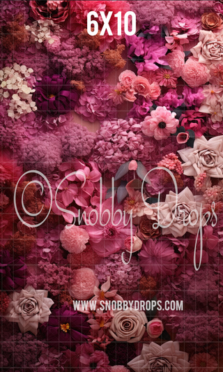 Fine Art Floral Fabric Backdrop Sweep-Fabric Photography Sweep-Snobby Drops Fabric Backdrops for Photography, Exclusive Designs by Tara Mapes Photography, Enchanted Eye Creations by Tara Mapes, photography backgrounds, photography backdrops, fast shipping, US backdrops, cheap photography backdrops