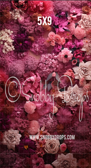 Fine Art Floral Fabric Backdrop Sweep-Fabric Photography Sweep-Snobby Drops Fabric Backdrops for Photography, Exclusive Designs by Tara Mapes Photography, Enchanted Eye Creations by Tara Mapes, photography backgrounds, photography backdrops, fast shipping, US backdrops, cheap photography backdrops