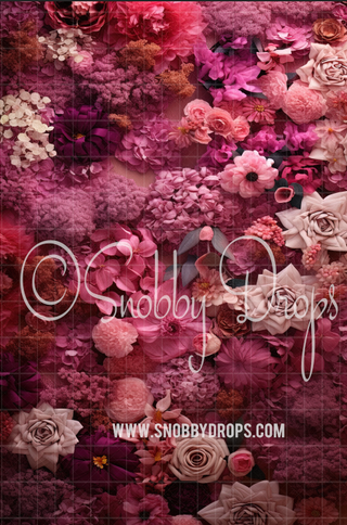 Floral Fine Art Fabric Backdrop Sweep-Fabric Photography Sweep-Snobby Drops Fabric Backdrops for Photography, Exclusive Designs by Tara Mapes Photography, Enchanted Eye Creations by Tara Mapes, photography backgrounds, photography backdrops, fast shipping, US backdrops, cheap photography backdrops