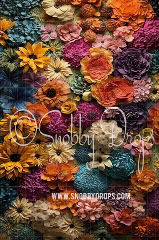 Fine Art Floral Fabric Backdrop Sweep-Fabric Photography Sweep-Snobby Drops Fabric Backdrops for Photography, Exclusive Designs by Tara Mapes Photography, Enchanted Eye Creations by Tara Mapes, photography backgrounds, photography backdrops, fast shipping, US backdrops, cheap photography backdrops