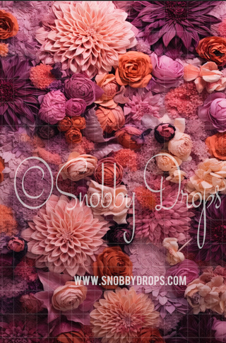 Fine Art Floral Fabric Backdrop Sweep-Fabric Photography Sweep-Snobby Drops Fabric Backdrops for Photography, Exclusive Designs by Tara Mapes Photography, Enchanted Eye Creations by Tara Mapes, photography backgrounds, photography backdrops, fast shipping, US backdrops, cheap photography backdrops