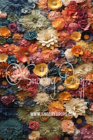 Fine Art Floral Fabric Backdrop Sweep-Fabric Photography Sweep-Snobby Drops Fabric Backdrops for Photography, Exclusive Designs by Tara Mapes Photography, Enchanted Eye Creations by Tara Mapes, photography backgrounds, photography backdrops, fast shipping, US backdrops, cheap photography backdrops