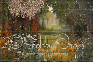Four Seasons Fabric Backdrop-Fabric Photography Backdrop-Snobby Drops Fabric Backdrops for Photography, Exclusive Designs by Tara Mapes Photography, Enchanted Eye Creations by Tara Mapes, photography backgrounds, photography backdrops, fast shipping, US backdrops, cheap photography backdrops