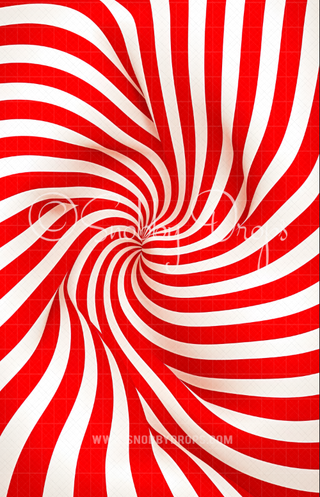 FunHouse Vintage Red and White Swirls Fabric Backdrop Sweep-Fabric Photography Sweep-Snobby Drops Fabric Backdrops for Photography, Exclusive Designs by Tara Mapes Photography, Enchanted Eye Creations by Tara Mapes, photography backgrounds, photography backdrops, fast shipping, US backdrops, cheap photography backdrops