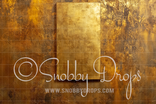 Gold on Gold Skinny-Drop-on-Drop Fine Art Fabric Backdrop-Skinny-Drop-on-Drop Fabric Backdrop-Snobby Drops Fabric Backdrops for Photography, Exclusive Designs by Tara Mapes Photography, Enchanted Eye Creations by Tara Mapes, photography backgrounds, photography backdrops, fast shipping, US backdrops, cheap photography backdrops