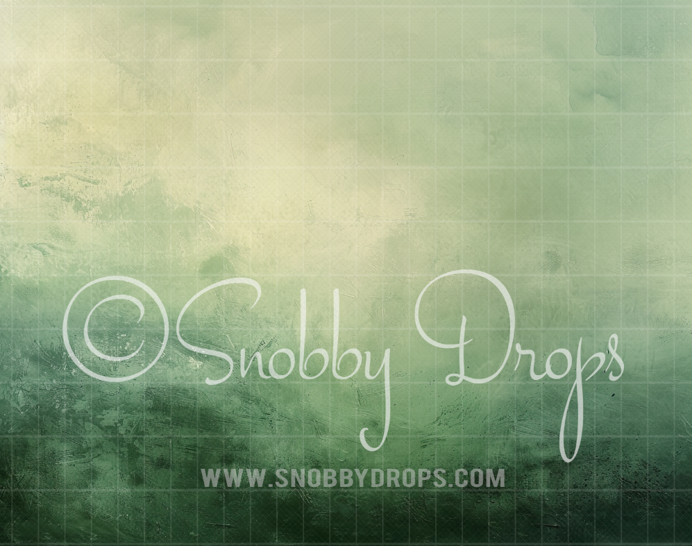 Snobby Green Texture Fine Art Fabric Backdrop by Snobby Drops USA