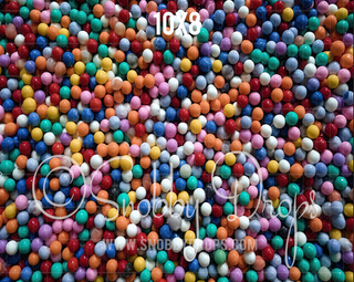 Gumball Wall Fabric Backdrop-Fabric Photography Backdrop-Snobby Drops Fabric Backdrops for Photography, Exclusive Designs by Tara Mapes Photography, Enchanted Eye Creations by Tara Mapes, photography backgrounds, photography backdrops, fast shipping, US backdrops, cheap photography backdrops