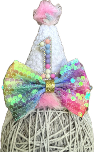 Handmade Birthday Party Hats-Accessories-Snobby Drops Fabric Backdrops for Photography, Exclusive Designs by Tara Mapes Photography, Enchanted Eye Creations by Tara Mapes, photography backgrounds, photography backdrops, fast shipping, US backdrops, cheap photography backdrops