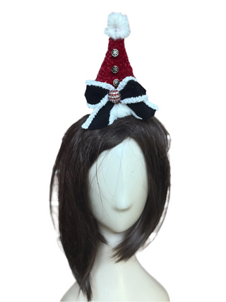 Handmade Red Enchanted Santa Hat-Accessories-Snobby Drops Fabric Backdrops for Photography, Exclusive Designs by Tara Mapes Photography, Enchanted Eye Creations by Tara Mapes, photography backgrounds, photography backdrops, fast shipping, US backdrops, cheap photography backdrops