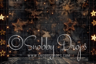 Industrial Stars Fabric Backdrop-Fabric Photography Backdrop-Snobby Drops Fabric Backdrops for Photography, Exclusive Designs by Tara Mapes Photography, Enchanted Eye Creations by Tara Mapes, photography backgrounds, photography backdrops, fast shipping, US backdrops, cheap photography backdrops