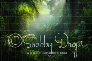 Jungle Fabric Backdrop-Fabric Photography Backdrop-Snobby Drops Fabric Backdrops for Photography, Exclusive Designs by Tara Mapes Photography, Enchanted Eye Creations by Tara Mapes, photography backgrounds, photography backdrops, fast shipping, US backdrops, cheap photography backdrops