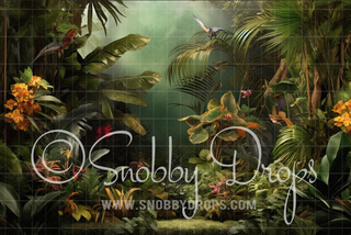 Jungle Fabric Backdrop-Fabric Photography Backdrop-Snobby Drops Fabric Backdrops for Photography, Exclusive Designs by Tara Mapes Photography, Enchanted Eye Creations by Tara Mapes, photography backgrounds, photography backdrops, fast shipping, US backdrops, cheap photography backdrops