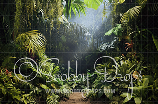 Jungle Walk Fabric Backdrop-Fabric Photography Backdrop-Snobby Drops Fabric Backdrops for Photography, Exclusive Designs by Tara Mapes Photography, Enchanted Eye Creations by Tara Mapes, photography backgrounds, photography backdrops, fast shipping, US backdrops, cheap photography backdrops