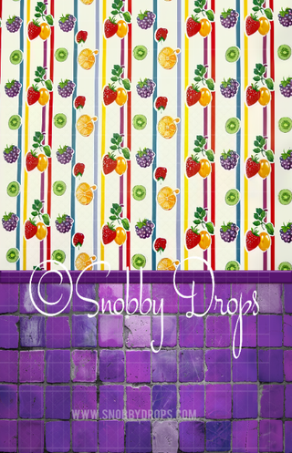 Lickable Wallpaper Candy Factory Fabric Backdrop Sweep-Fabric Photography Sweep-Snobby Drops Fabric Backdrops for Photography, Exclusive Designs by Tara Mapes Photography, Enchanted Eye Creations by Tara Mapes, photography backgrounds, photography backdrops, fast shipping, US backdrops, cheap photography backdrops