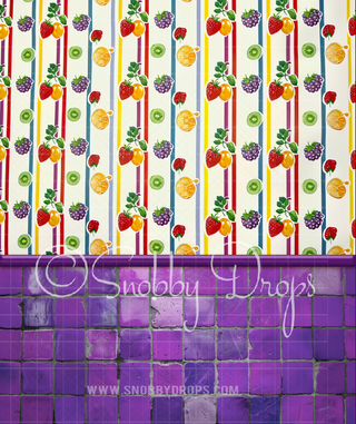Lickable Wallpaper Fabric Backdrop Wee Sweep-Fabric Photography Backdrop-Snobby Drops Fabric Backdrops for Photography, Exclusive Designs by Tara Mapes Photography, Enchanted Eye Creations by Tara Mapes, photography backgrounds, photography backdrops, fast shipping, US backdrops, cheap photography backdrops