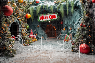 Mean "ONE" Cave Cake Smash Photography Backdrop-Fabric Photography Backdrop-Snobby Drops Fabric Backdrops for Photography, Exclusive Designs by Tara Mapes Photography, Enchanted Eye Creations by Tara Mapes, photography backgrounds, photography backdrops, fast shipping, US backdrops, cheap photography backdrops