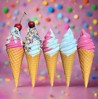 NEW!! Ice Cream Prop-Accessories-Snobby Drops Fabric Backdrops for Photography, Exclusive Designs by Tara Mapes Photography, Enchanted Eye Creations by Tara Mapes, photography backgrounds, photography backdrops, fast shipping, US backdrops, cheap photography backdrops