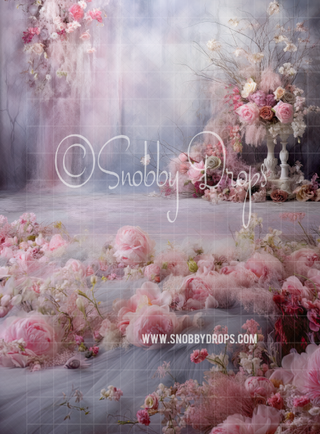 Nutcracker Queen Floral Fabric Backdrop Sweep-Fabric Photography Sweep-Snobby Drops Fabric Backdrops for Photography, Exclusive Designs by Tara Mapes Photography, Enchanted Eye Creations by Tara Mapes, photography backgrounds, photography backdrops, fast shipping, US backdrops, cheap photography backdrops