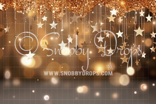 Opening Act Stars and Bokeh Dance Backdrop-Fabric Photography Backdrop-Snobby Drops Fabric Backdrops for Photography, Exclusive Designs by Tara Mapes Photography, Enchanted Eye Creations by Tara Mapes, photography backgrounds, photography backdrops, fast shipping, US backdrops, cheap photography backdrops