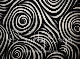 Painterly Abstract Black and White Swirls Fabric Backdrop-Fabric Photography Backdrop-Snobby Drops Fabric Backdrops for Photography, Exclusive Designs by Tara Mapes Photography, Enchanted Eye Creations by Tara Mapes, photography backgrounds, photography backdrops, fast shipping, US backdrops, cheap photography backdrops