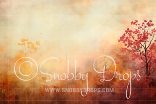 Painterly Fall Studio Fabric Backdrop-Fabric Photography Backdrop-Snobby Drops Fabric Backdrops for Photography, Exclusive Designs by Tara Mapes Photography, Enchanted Eye Creations by Tara Mapes, photography backgrounds, photography backdrops, fast shipping, US backdrops, cheap photography backdrops