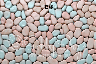 Pastel Candy Cobblestone Fabric or Rubber Backed Floor-Floor-Snobby Drops Fabric Backdrops for Photography, Exclusive Designs by Tara Mapes Photography, Enchanted Eye Creations by Tara Mapes, photography backgrounds, photography backdrops, fast shipping, US backdrops, cheap photography backdrops