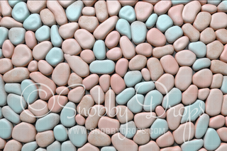 Pastel Candy Cobblestone Fabric or Rubber Backed Floor-Floor-Snobby Drops Fabric Backdrops for Photography, Exclusive Designs by Tara Mapes Photography, Enchanted Eye Creations by Tara Mapes, photography backgrounds, photography backdrops, fast shipping, US backdrops, cheap photography backdrops