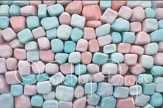 Pastel Candy Stone Fabric Floor-Fabric Floor-Snobby Drops Fabric Backdrops for Photography, Exclusive Designs by Tara Mapes Photography, Enchanted Eye Creations by Tara Mapes, photography backgrounds, photography backdrops, fast shipping, US backdrops, cheap photography backdrops