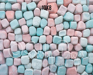 Pastel Candy Stone Fabric or Rubber Backed Floor-Floor-Snobby Drops Fabric Backdrops for Photography, Exclusive Designs by Tara Mapes Photography, Enchanted Eye Creations by Tara Mapes, photography backgrounds, photography backdrops, fast shipping, US backdrops, cheap photography backdrops