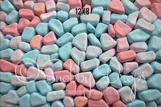 Pastel Candy Stone Floor-Floor-Snobby Drops Fabric Backdrops for Photography, Exclusive Designs by Tara Mapes Photography, Enchanted Eye Creations by Tara Mapes, photography backgrounds, photography backdrops, fast shipping, US backdrops, cheap photography backdrops