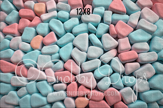 Pastel Candy Stone Fabric or Rubber Backed Floor-Floor-Snobby Drops Fabric Backdrops for Photography, Exclusive Designs by Tara Mapes Photography, Enchanted Eye Creations by Tara Mapes, photography backgrounds, photography backdrops, fast shipping, US backdrops, cheap photography backdrops