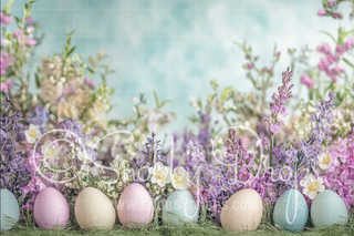 Pastel Easter Egg Fabric Backdrop-Fabric Photography Backdrop-Snobby Drops Fabric Backdrops for Photography, Exclusive Designs by Tara Mapes Photography, Enchanted Eye Creations by Tara Mapes, photography backgrounds, photography backdrops, fast shipping, US backdrops, cheap photography backdrops