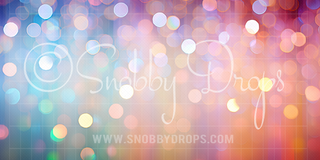 Pastel Rainbow Bokeh Dance Backdrop-Fabric Photography Backdrop-Snobby Drops Fabric Backdrops for Photography, Exclusive Designs by Tara Mapes Photography, Enchanted Eye Creations by Tara Mapes, photography backgrounds, photography backdrops, fast shipping, US backdrops, cheap photography backdrops