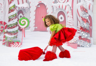 Peppermint Candy Town Whimsyville Fabric Backdrop-Fabric Photography Backdrop-Snobby Drops Fabric Backdrops for Photography, Exclusive Designs by Tara Mapes Photography, Enchanted Eye Creations by Tara Mapes, photography backgrounds, photography backdrops, fast shipping, US backdrops, cheap photography backdrops