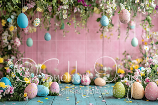 Perfect Pastel Easter Studio Fabric Backdrop-Fabric Photography Backdrop-Snobby Drops Fabric Backdrops for Photography, Exclusive Designs by Tara Mapes Photography, Enchanted Eye Creations by Tara Mapes, photography backgrounds, photography backdrops, fast shipping, US backdrops, cheap photography backdrops