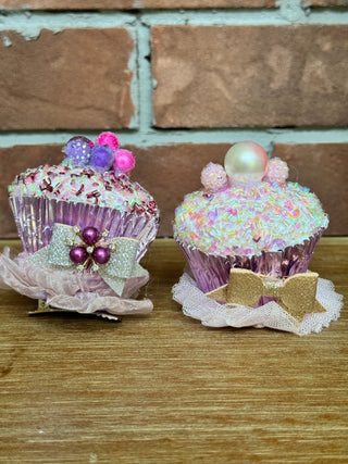 Pink and Purple Princess Cupcake clip-Accessories-Snobby Drops Fabric Backdrops for Photography, Exclusive Designs by Tara Mapes Photography, Enchanted Eye Creations by Tara Mapes, photography backgrounds, photography backdrops, fast shipping, US backdrops, cheap photography backdrops