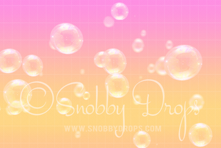 Pink Lemonade Bubbles Studio Fabric Tot Drop-Fabric Photography Tot Drop-Snobby Drops Fabric Backdrops for Photography, Exclusive Designs by Tara Mapes Photography, Enchanted Eye Creations by Tara Mapes, photography backgrounds, photography backdrops, fast shipping, US backdrops, cheap photography backdrops