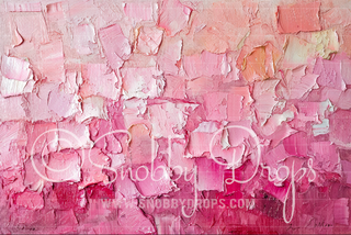 Pink Ombre Painted Texture Fine Art Fabric Backdrop-Fabric Photography Backdrop-Snobby Drops Fabric Backdrops for Photography, Exclusive Designs by Tara Mapes Photography, Enchanted Eye Creations by Tara Mapes, photography backgrounds, photography backdrops, fast shipping, US backdrops, cheap photography backdrops