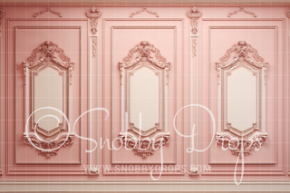 Pink Victorian Wall Fine Art Fabric Backdrop-Fabric Photography Backdrop-Snobby Drops Fabric Backdrops for Photography, Exclusive Designs by Tara Mapes Photography, Enchanted Eye Creations by Tara Mapes, photography backgrounds, photography backdrops, fast shipping, US backdrops, cheap photography backdrops